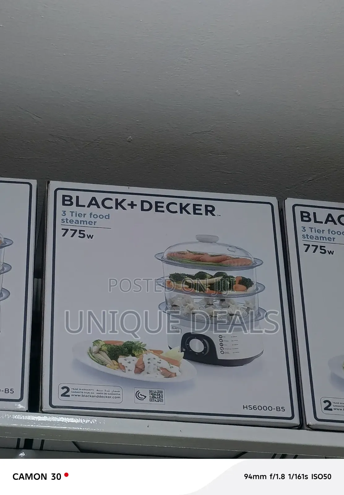 Black and Decker 3 Tier Food Steamer