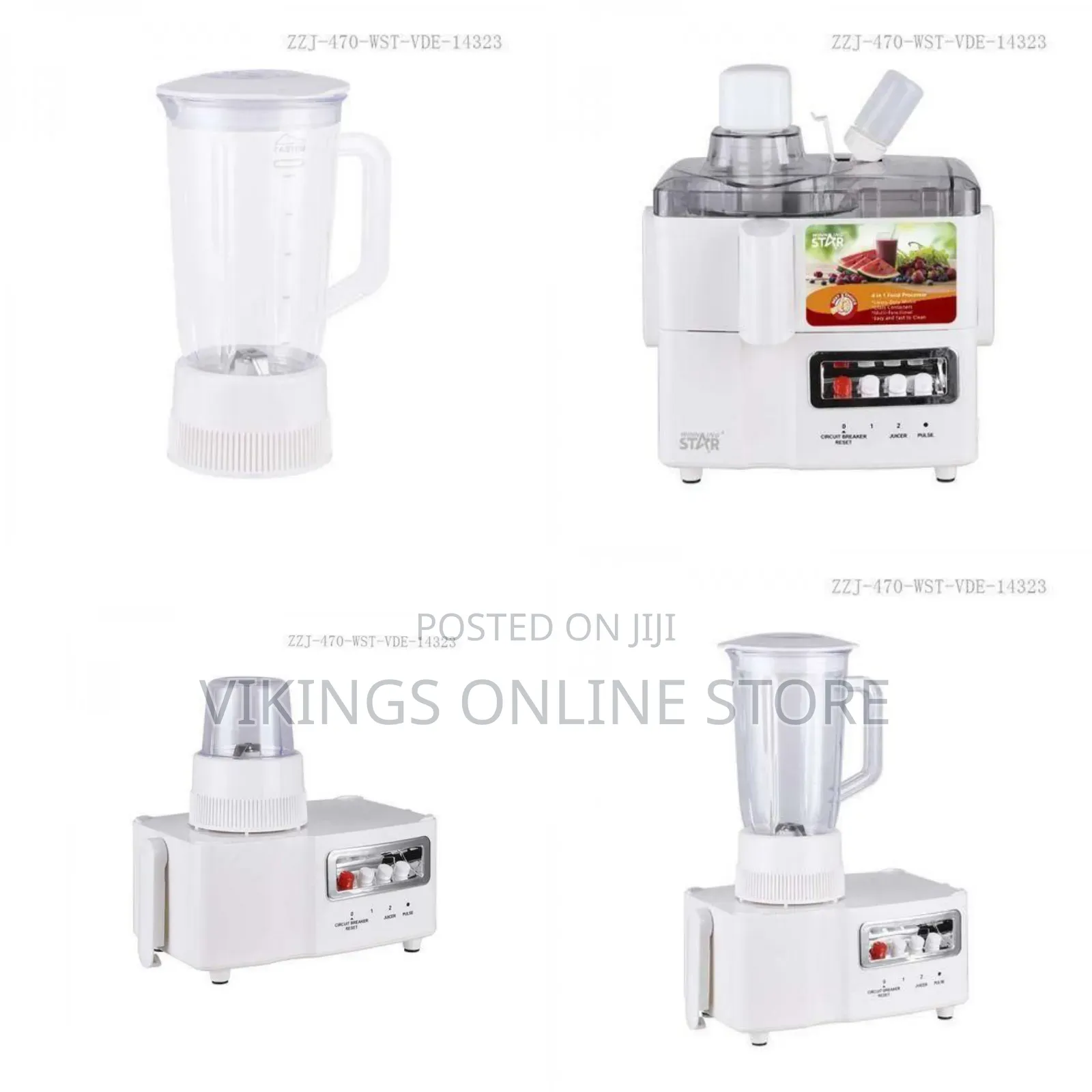 Winningstar Professional Multi-function Countertop Blender And Juicer