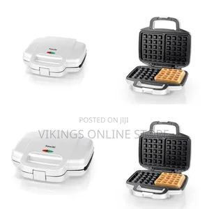 Saachi Modern Dual-Square Waffle Maker - Multicolor