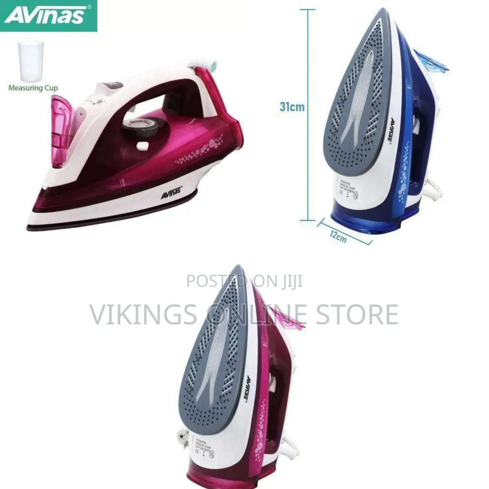 Avinas Professional Steam Iron With Precision Temperature Control