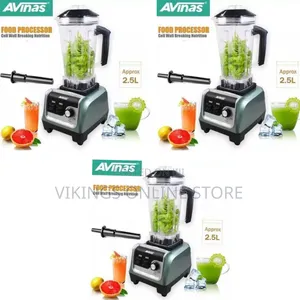 Avinas High-Power Professional Food Processor and Blender - Multicolor