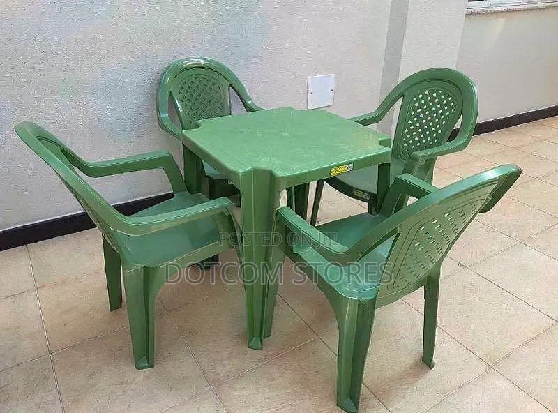 Plastic Table and Chairs Set