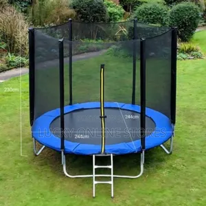 8ft Outdoor Round Trampoline
