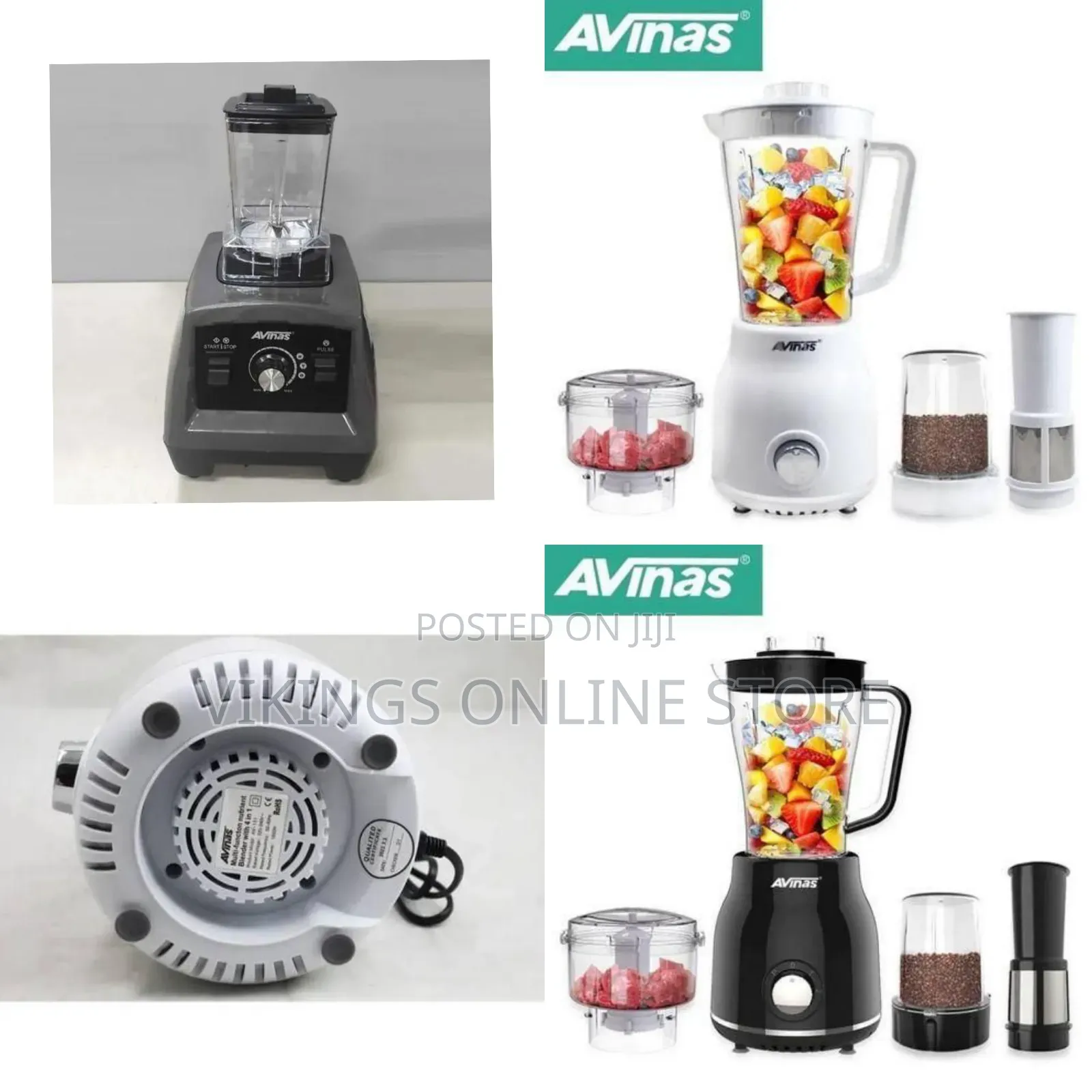 Avinas Versatile Multi-Functional Blender and Food Processor Set