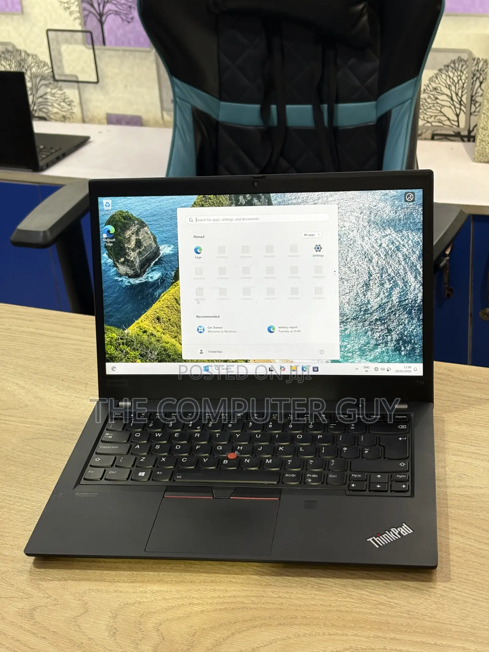 New Laptop Lenovo ThinkPad T14 G4 8GB Intel Core i7 SSD 256GB