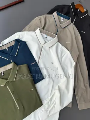 Colored Round Neck Buttoned Tshirts