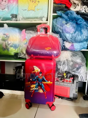 Dc Comics Superman Themed Hard-Shell Kids Cabin Trolley Suitcase