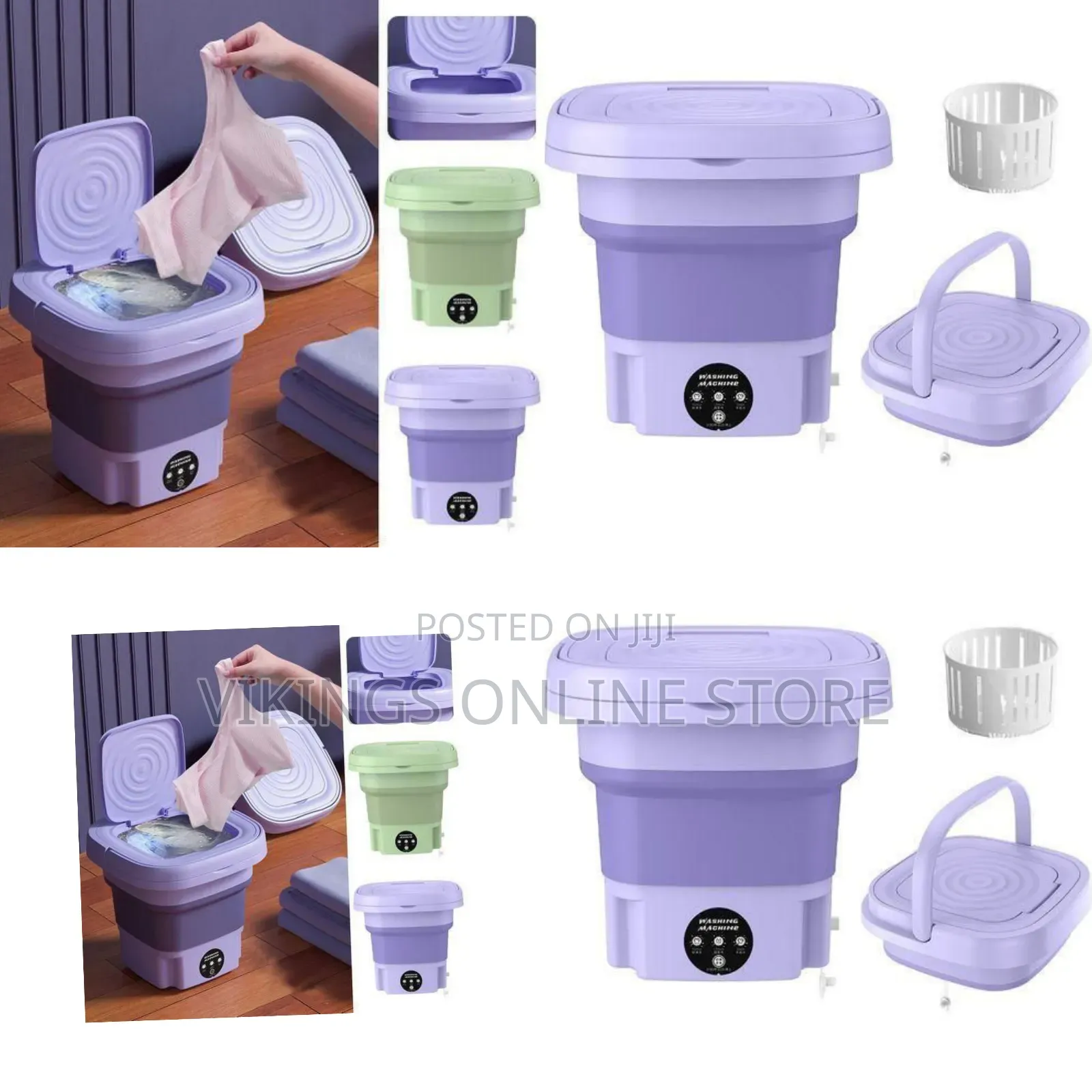 Compact Folding Portable Washing Machine
