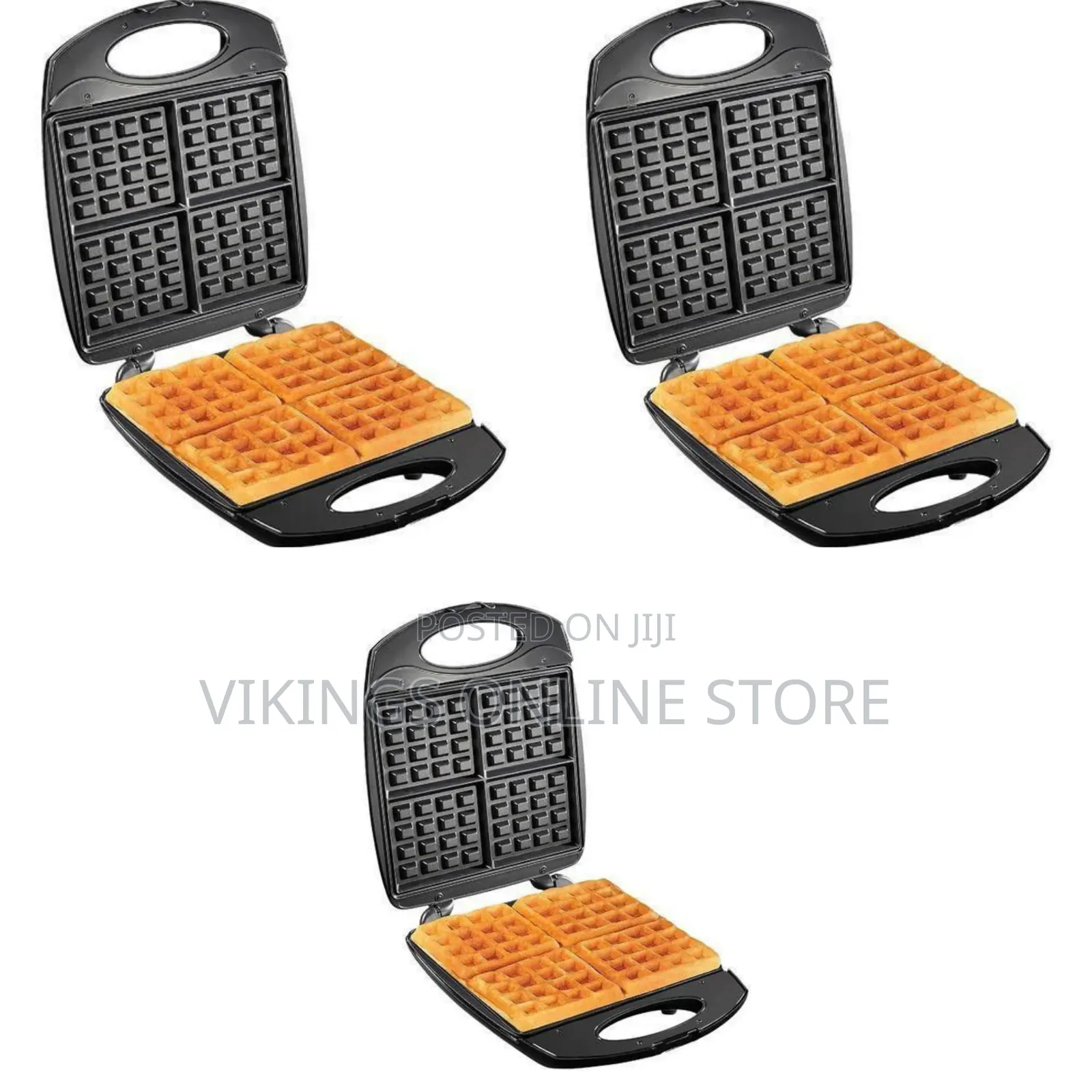 Saachi Professional Four-Slice Square Waffle Maker