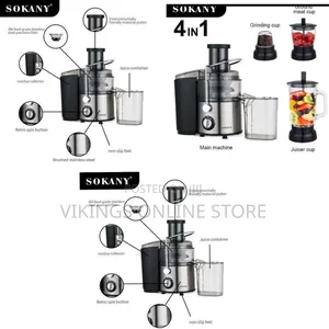 Sokany Versatile 4-in-1 Juicer and Food Processor Combo