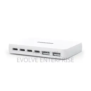 Porodo Velora 100w Gan Wall Charger Uk Plug With 4 Usb-C 2 Usb-A