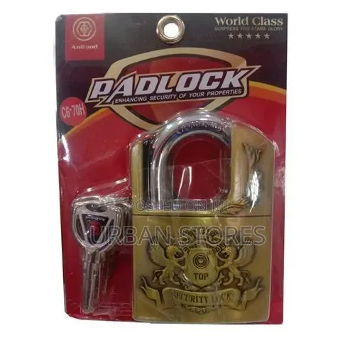 Mindy Large Guarded Anti-Theft, Padlock