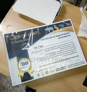Certificate Design and Printing
