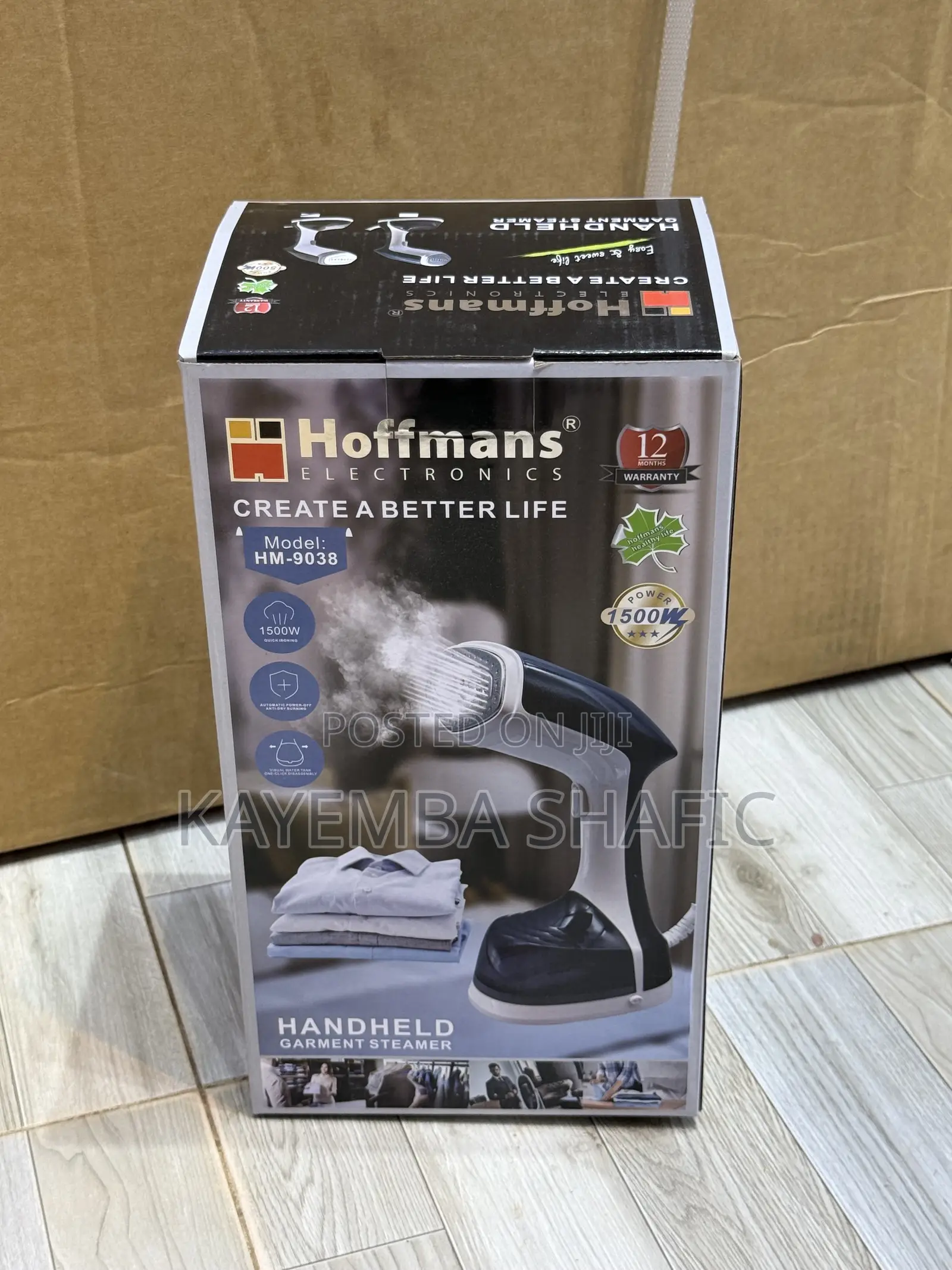 Hoffmans Handheld Garment Steamer Hm-9038 (1500w)