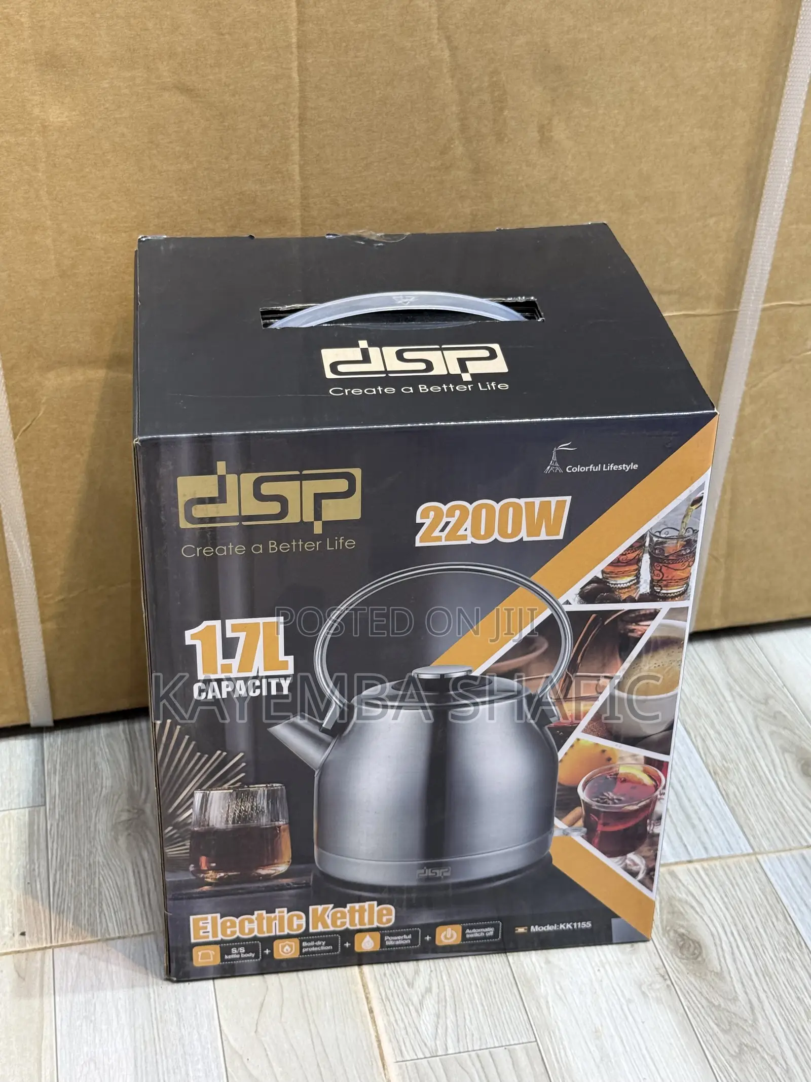 Brand New DSP 1.7l Professional Electric Kettle (2200w)