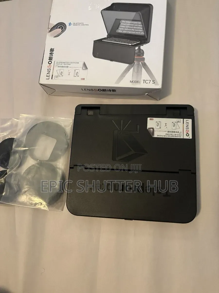 Lensgo Tc7s Portable Teleprompter for Phone1 Second Fold.