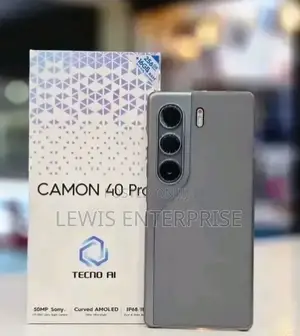 New Tecno Camon 40 Pro 5G 256 GB Black