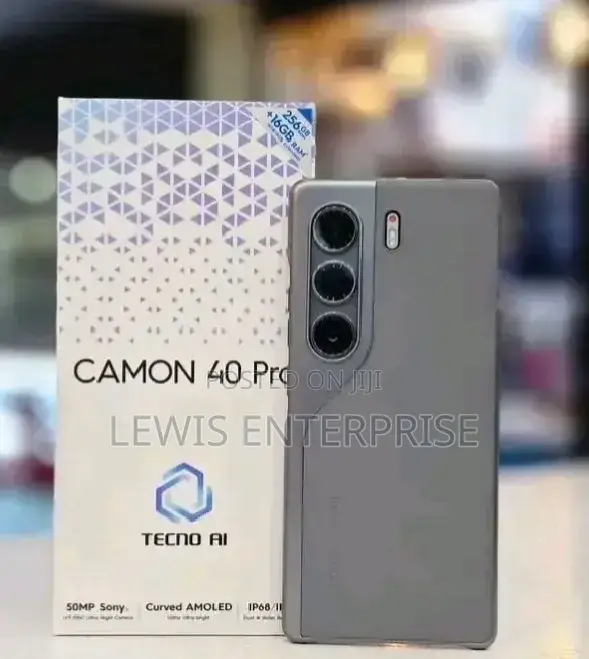 New Tecno Camon 40 Pro 5G 256 GB Black