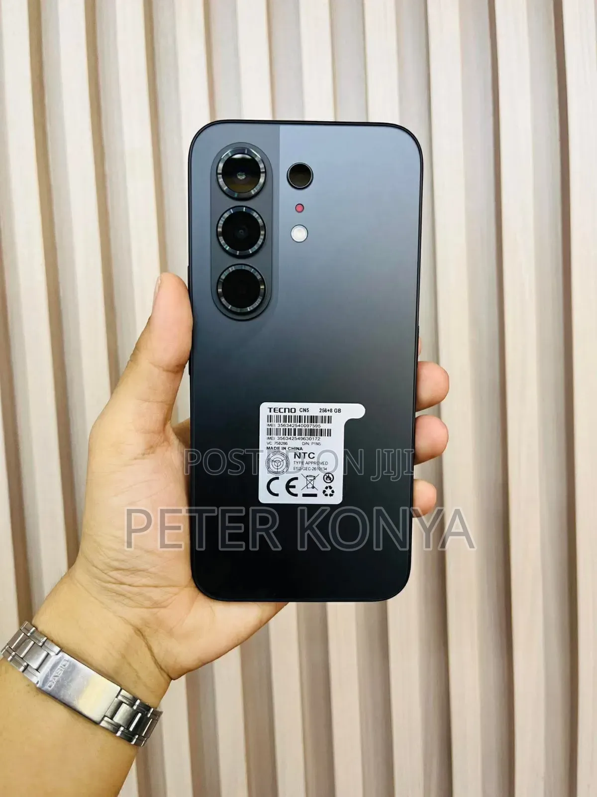 New Tecno Camon 50 256 GB Black