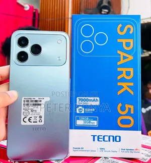 New Tecno Spark 50 128 GB Gray