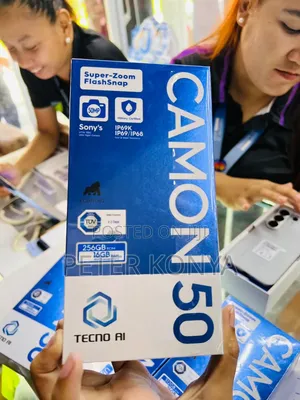 New Tecno Camon 50 256 GB Silver