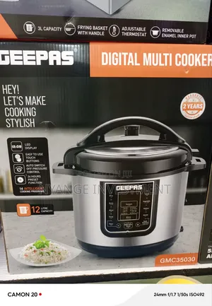 3l Geepas Digital Multi Cooker. Digital Pressure Cooker