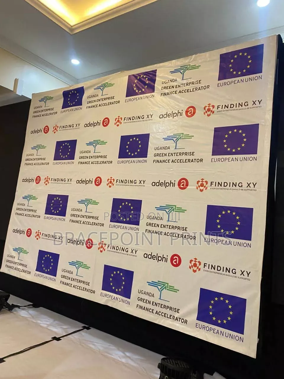 Backdrop Banner Printing and Installation
