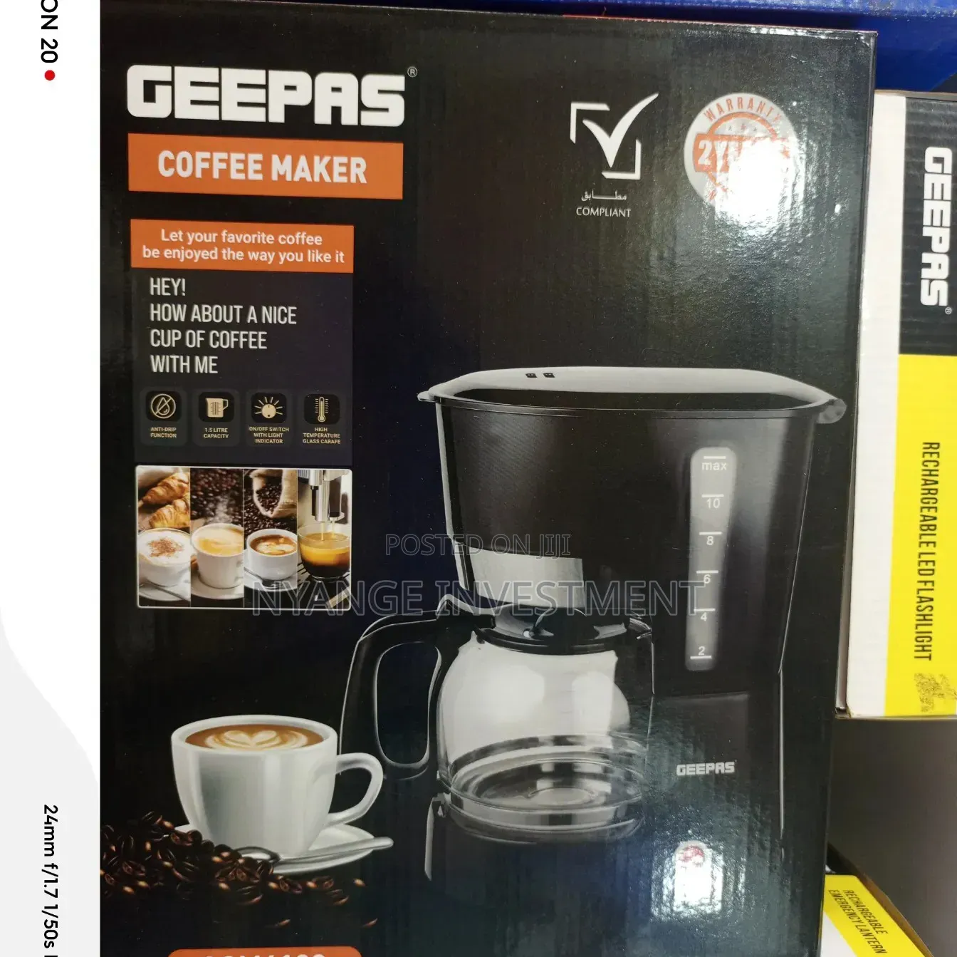 Geepas Coffee Maker 6103