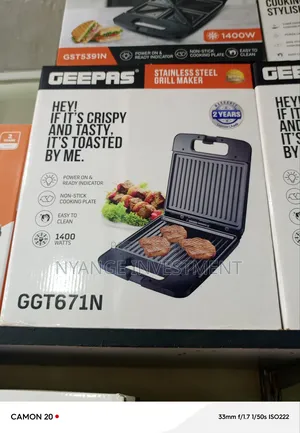 Geepas Stainless Steel Grill Maker. Geepas Grill Maker