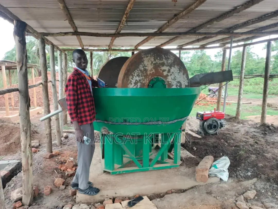 Complete Set 1200a Gold Wet Pan Mill Machine