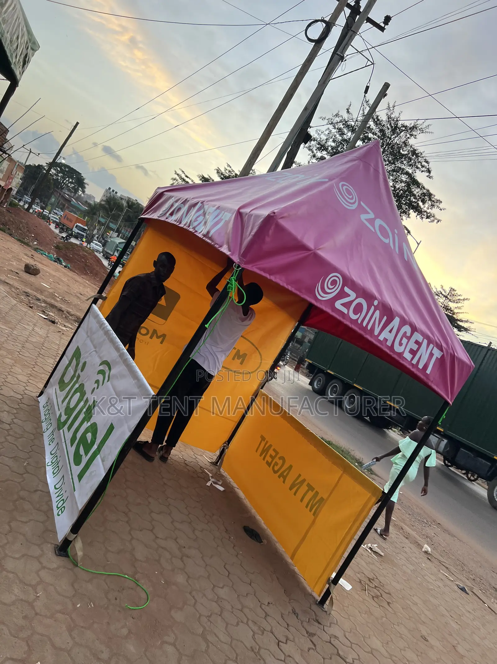 2x2meters Tent Branded