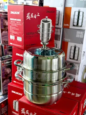High-Quality Stainless Steel Food Steamer.