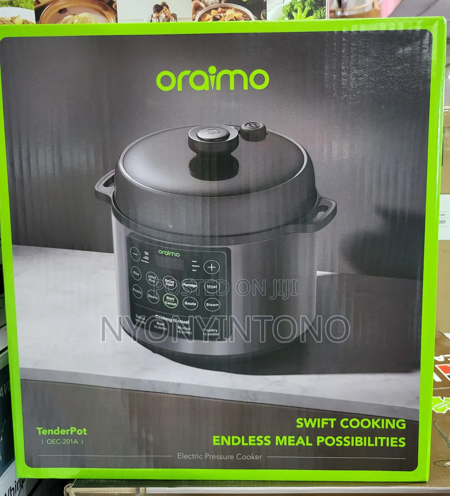 Oraimo Electric Non- Stick Automatic Pressure Cooker