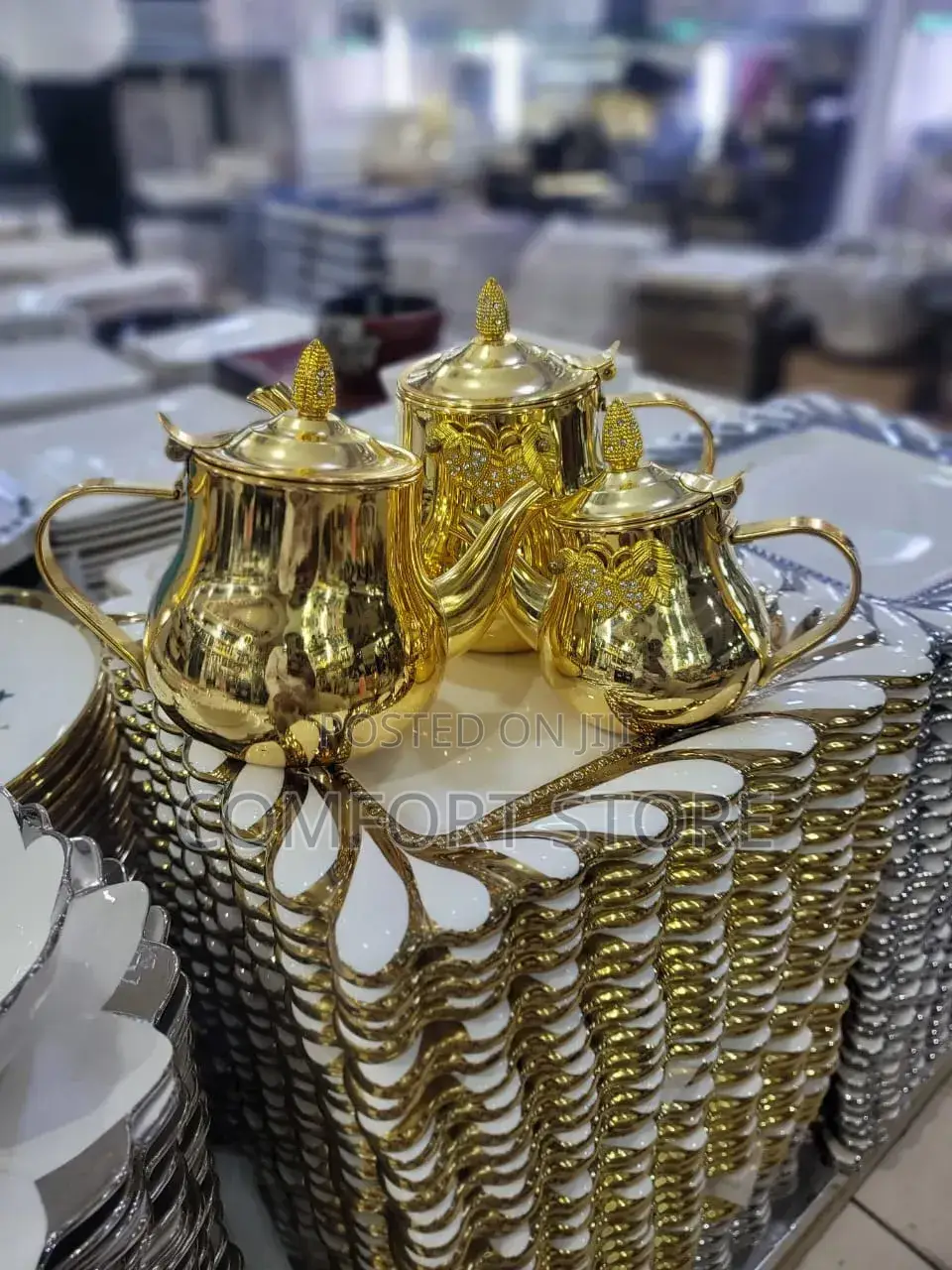 Gold Tea Pot
