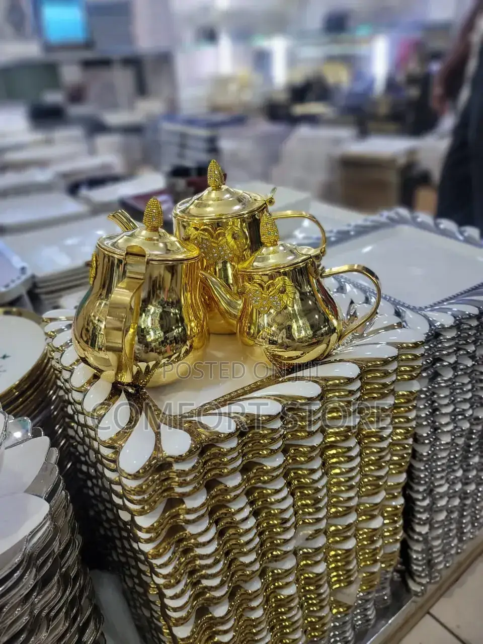 Gold Tea Pot