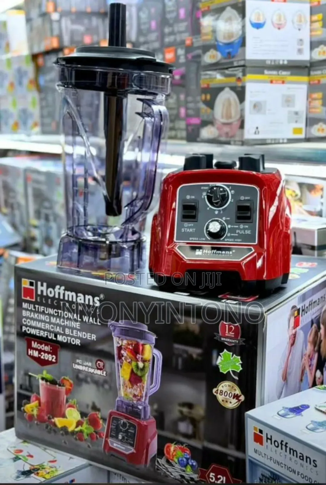 Hoffmans 5.2litres Commercial Blender