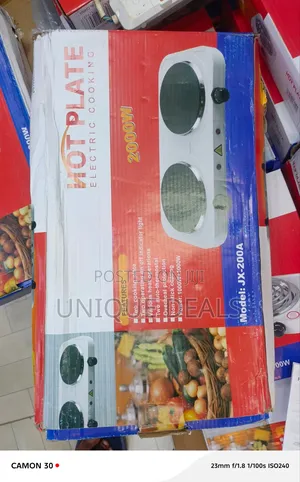 Double Electric Hot Plate Cooker.