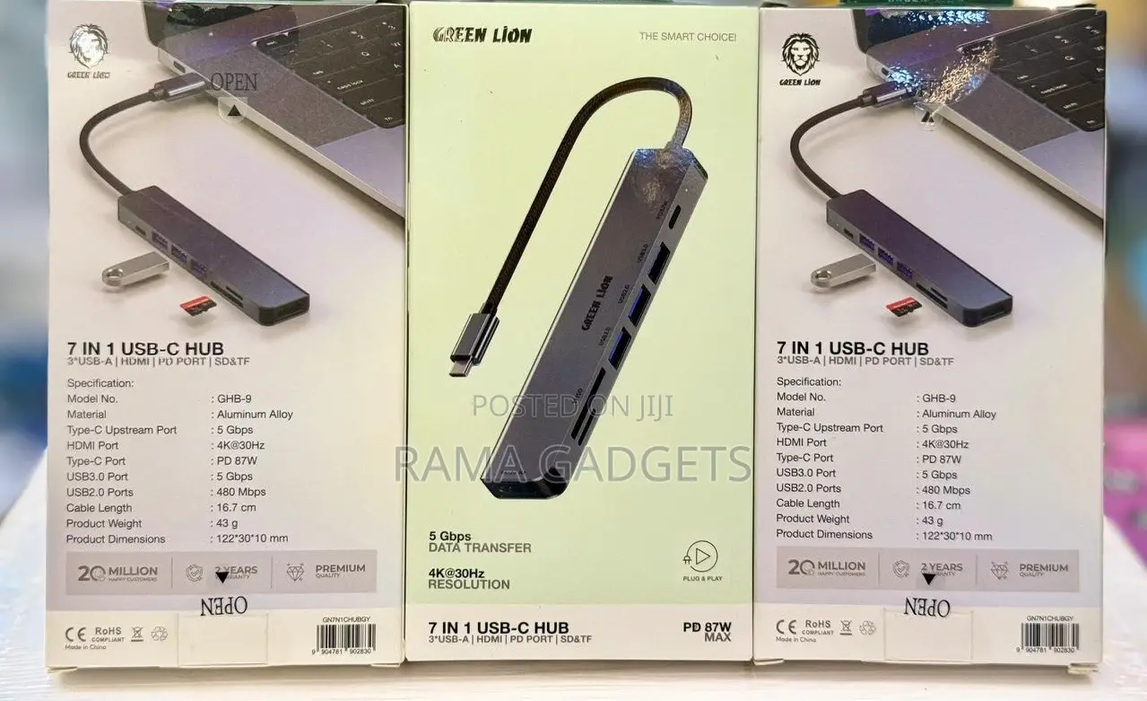 Green Lion 7-in-1 Usb-C Hub