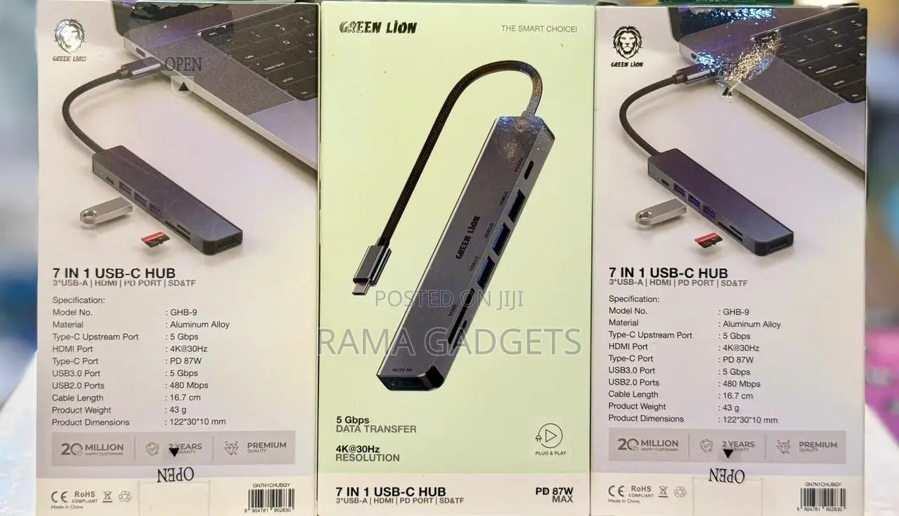 Green Lion 7-in-1 Usb-C Hub