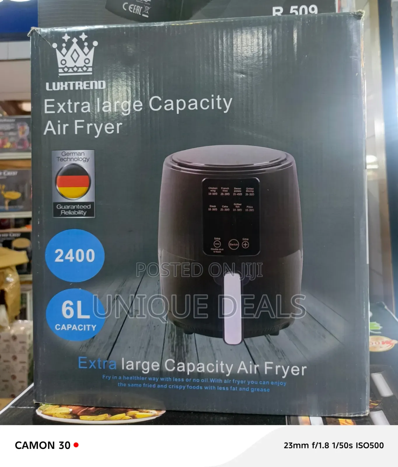 6l Large Capacity Air Fryer