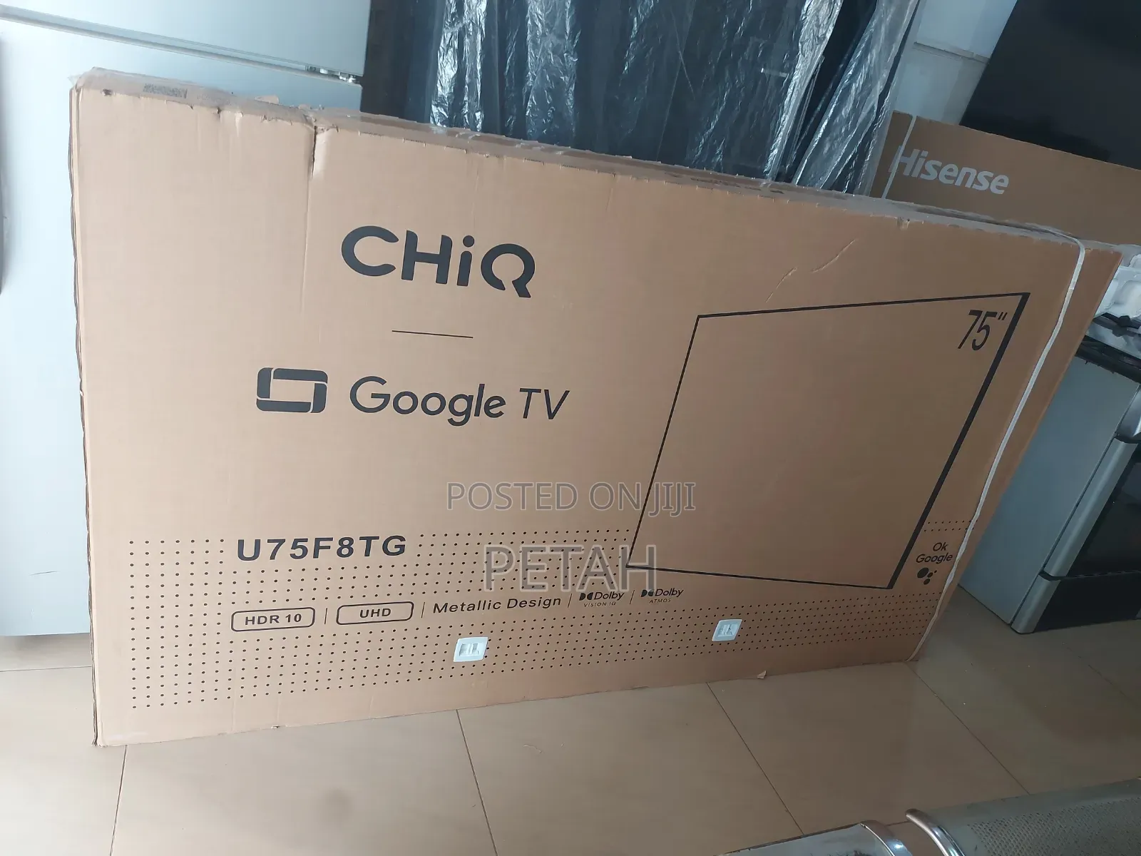 75 Inches Chiq Smart Google Tv