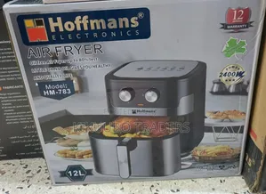 Hoffmans Electronics 12-Liter Black Manual Air Fryer