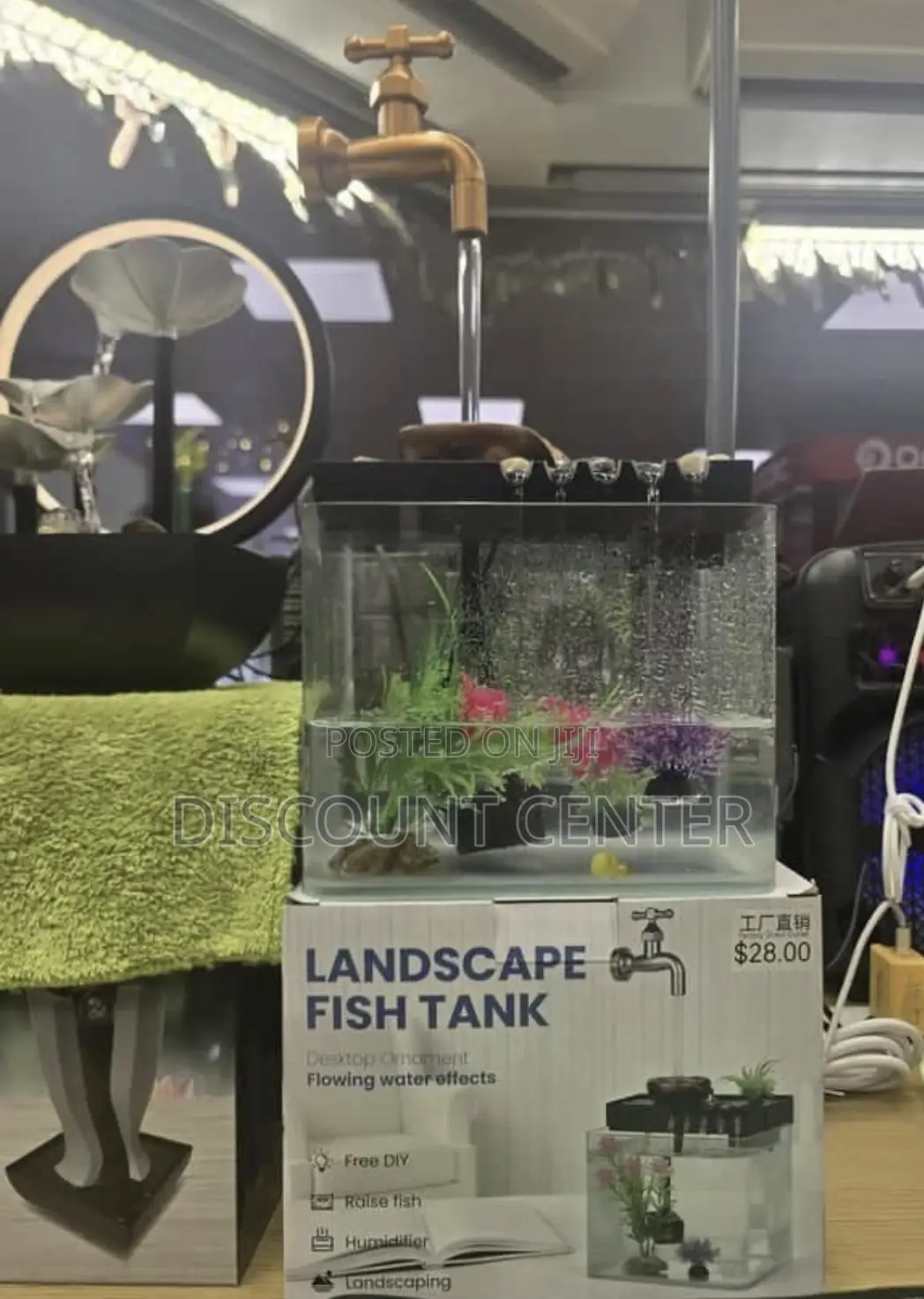 Landscape Fish Tank Tap Decoration