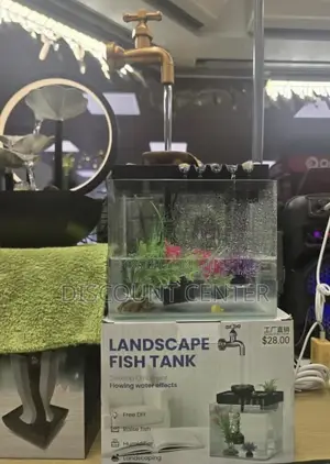 Landscape Fish Tank Tap Decoration