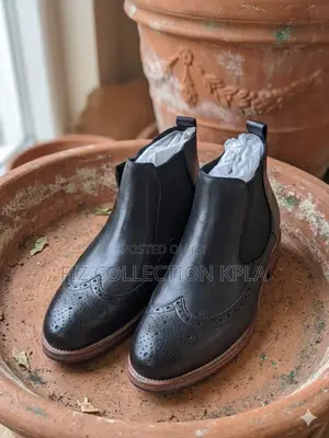 Imperial Crest Pure Leather Oxford Boot – Black