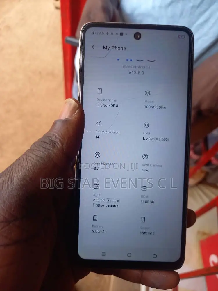 Infinix Smart 8 64 GB White