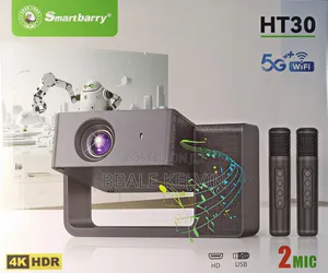 Smartbarry Ht30 High-Definition Karaoke Style Projector, 5g