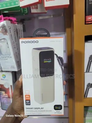Porodo Smart Display Power Bank /20000mah Porodo Power Bank