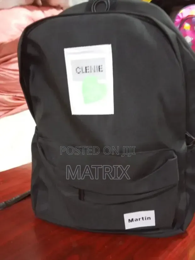 Black School Backpack Bag