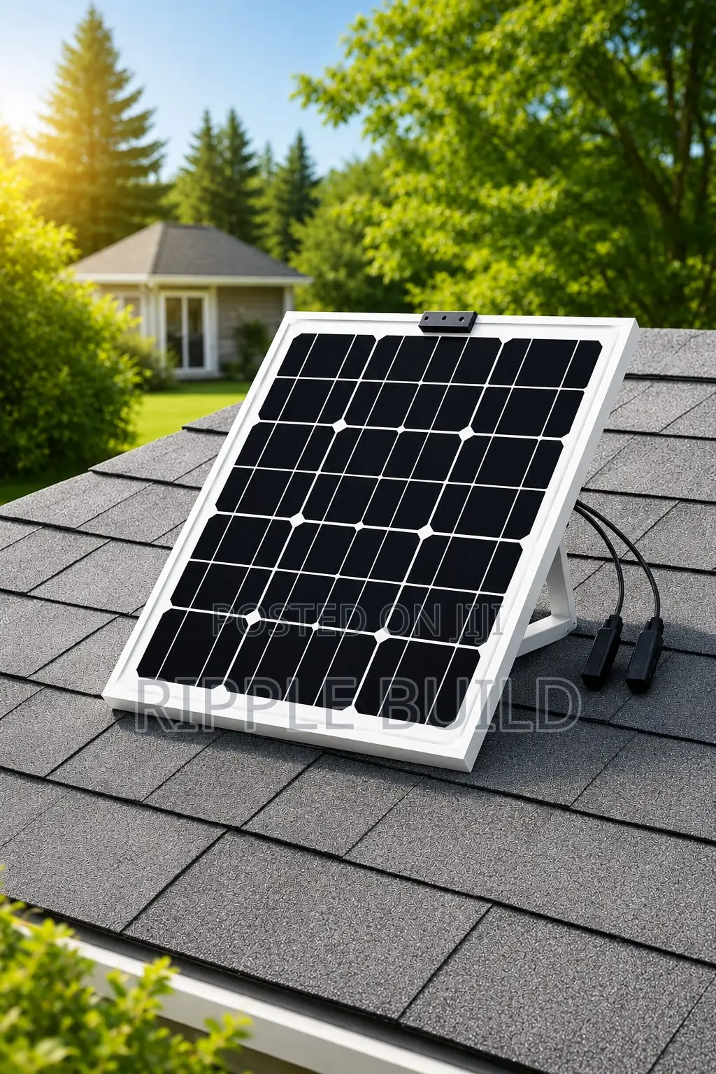 30w Solar Panel 12v Monocrystalline Battery Charging Panel Kampala